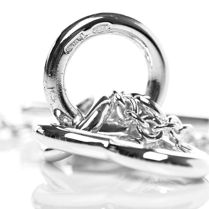 Hermes Sterling Silver Chaine D'Ancre Heart Toggle Necklace 5 of 6