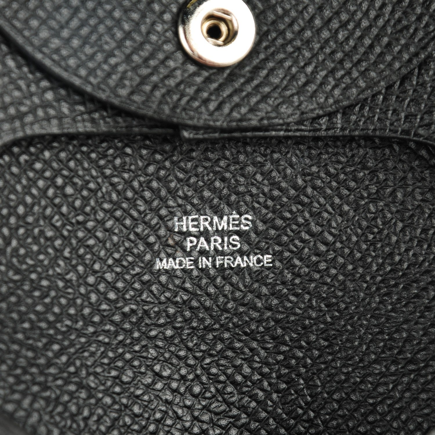 Hermes Epsom Bastia Coin Purse Black 6 of 7