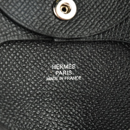 Hermes Epsom Bastia Coin Purse Black 6 of 7