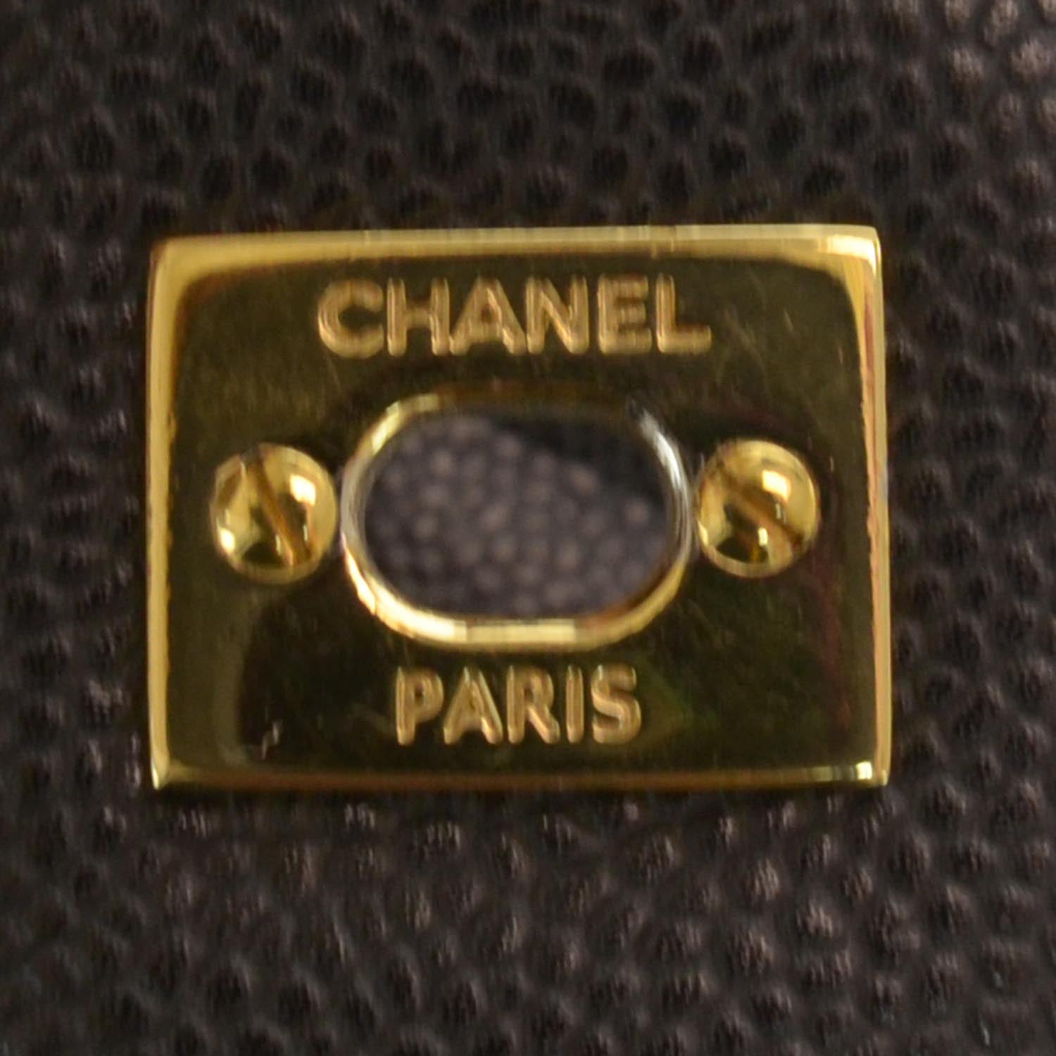 Chanel Caviar Quilted Jumbo Double Flap Black 4 of 7