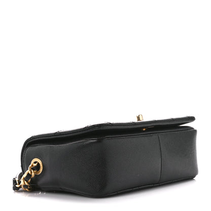 Chanel Caviar Quilted Small Fashion Therapy Flap Bag Black 4 of 11