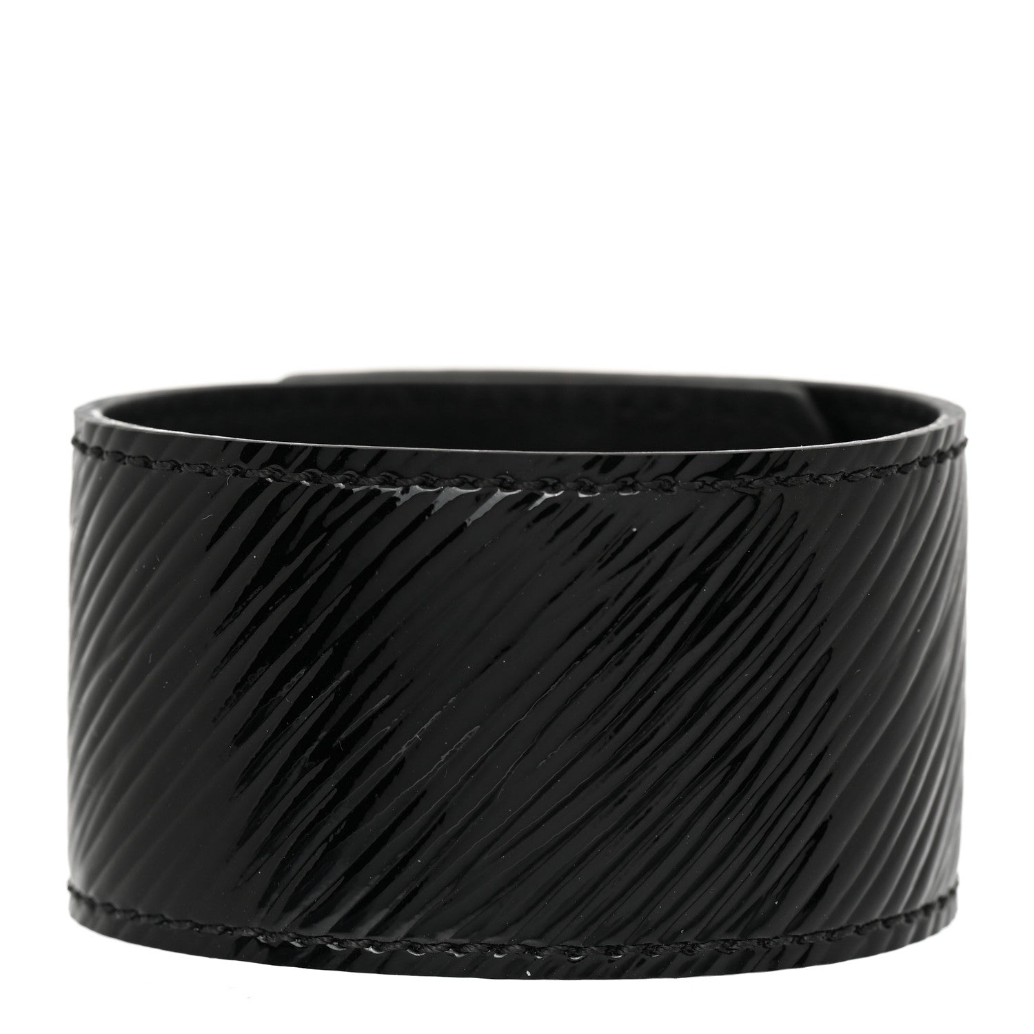 Louis Vuitton Epi Twist It Cuff Bracelet 17 Black 3 of 6