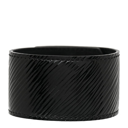Louis Vuitton Epi Twist It Cuff Bracelet 17 Black 3 of 6