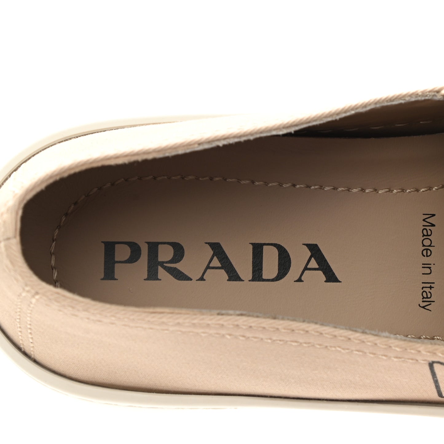 Gabardine Triangle Logo Cassetta Wheel Slip On 35mm Sneakers 35.5 Corda