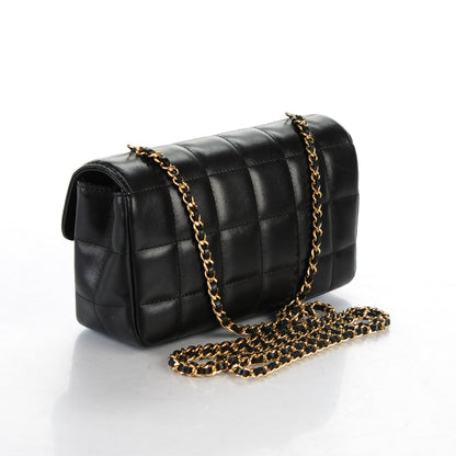 Chanel Lambskin Quilted Mini Chocolate Bar Flap Black 3 of 8