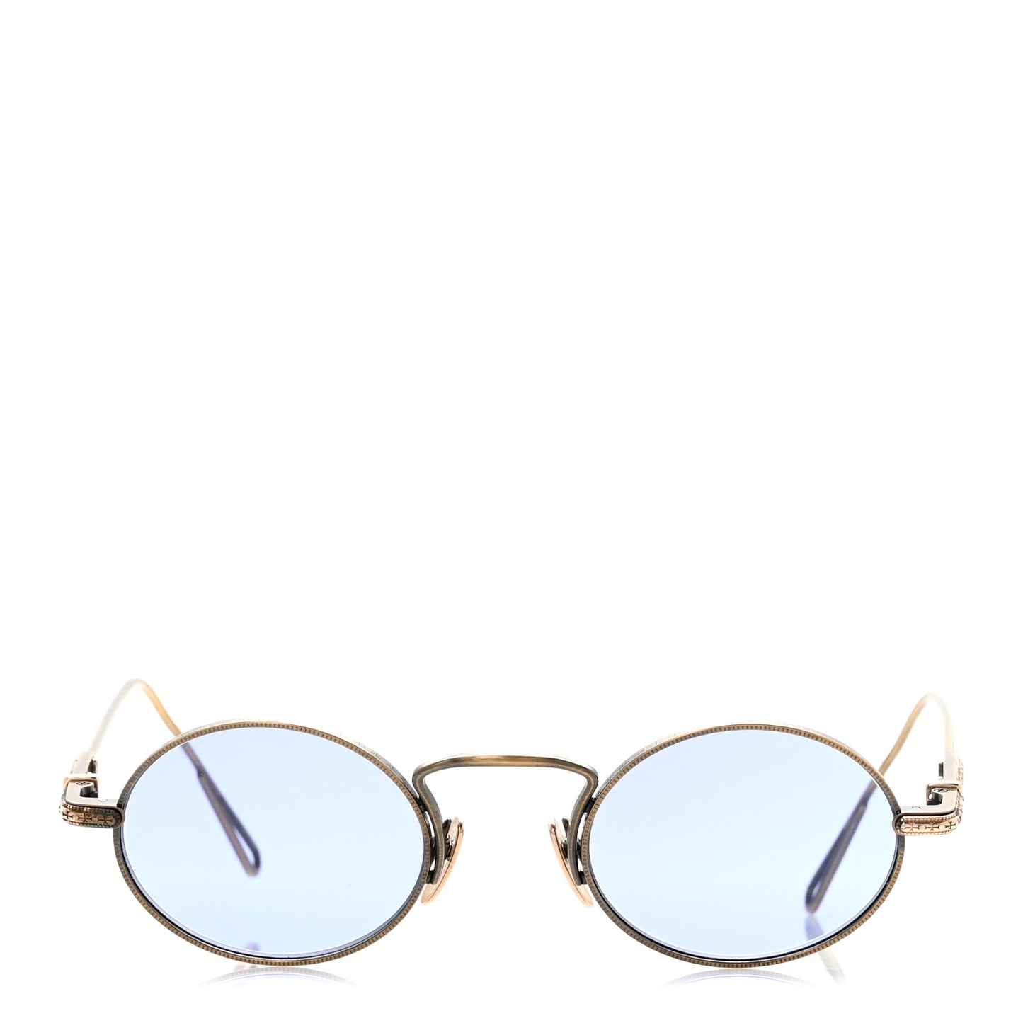Metal Clapper Sunglasses Gold
