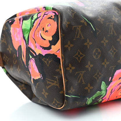 Louis Vuitton Monogram Roses Speedy 30 7 of 9