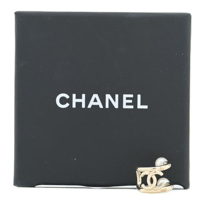 Chanel Pearl CC Single Ear Cuff Gold 5 of 5