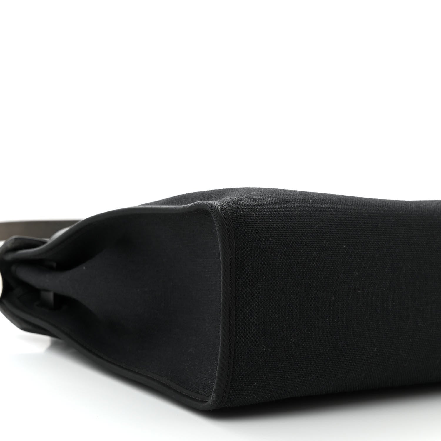 Hermes Military Toile Vache Hunter Herbag Zip PM 31 Black 10 of 13