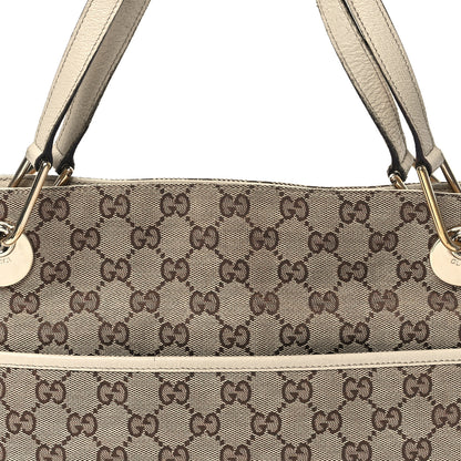 Gucci Monogram Medium Eclipse Shoulder Bag Off White 8 of 10