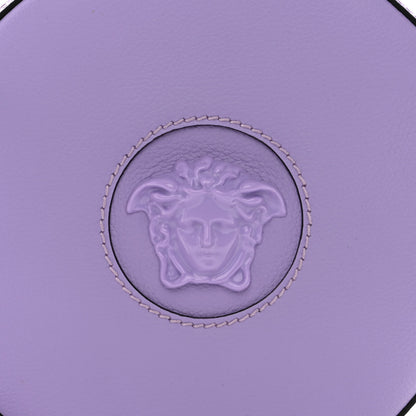 Versace Calfskin La Medusa Round Camera Bag Lilac 7 of 9