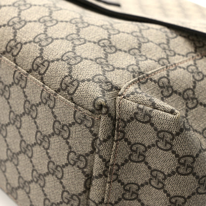 Gucci GG Plus Monogram Messenger Diaper Bag Dark Brown 13 of 14