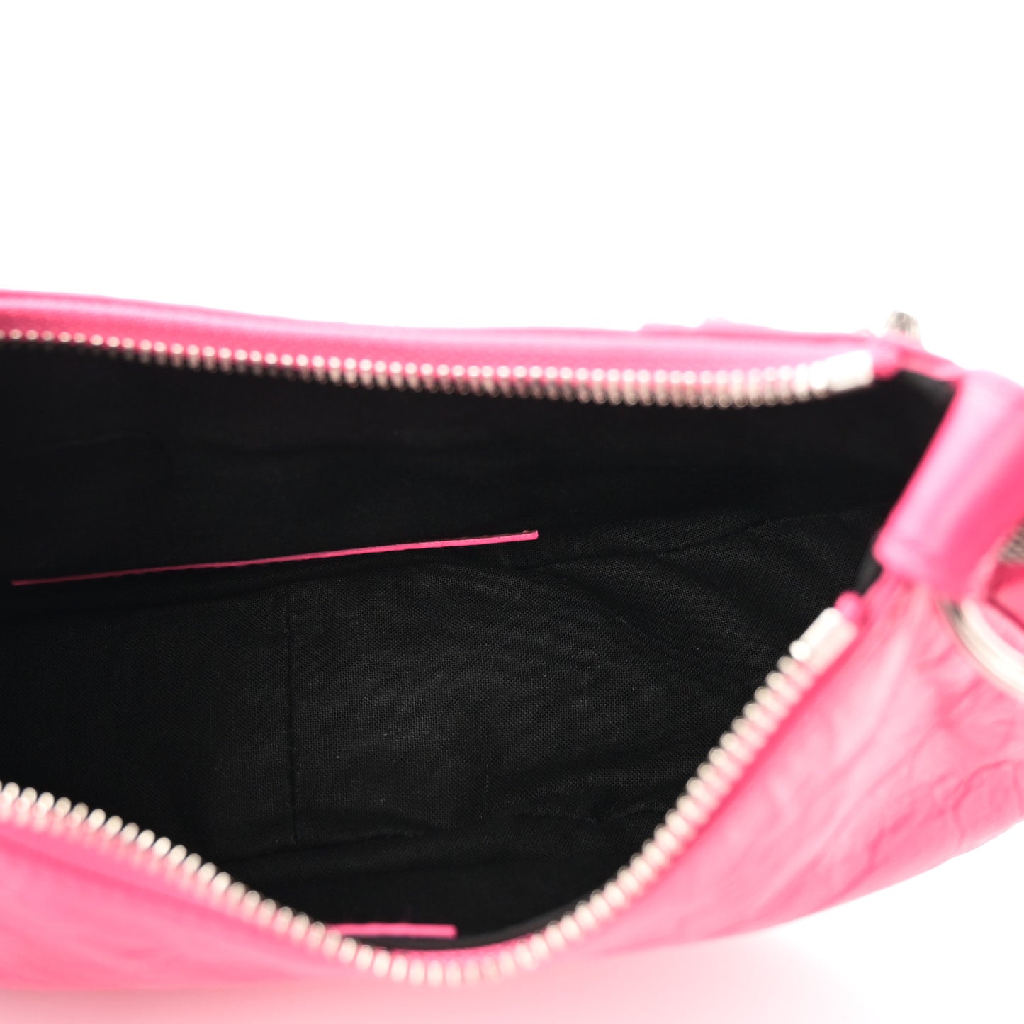 Agneau Arena Le Cagole Shoulder Bag XS Hot Pink