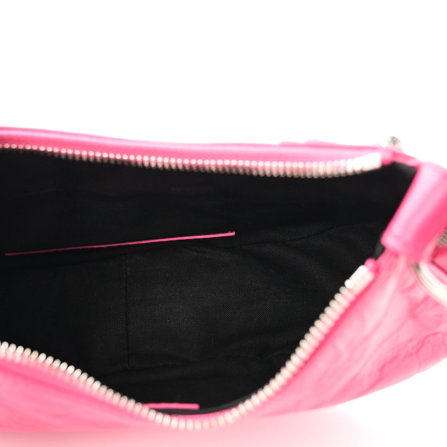 Balenciaga Agneau Arena Le Cagole Shoulder Bag XS Hot Pink 5 of 10