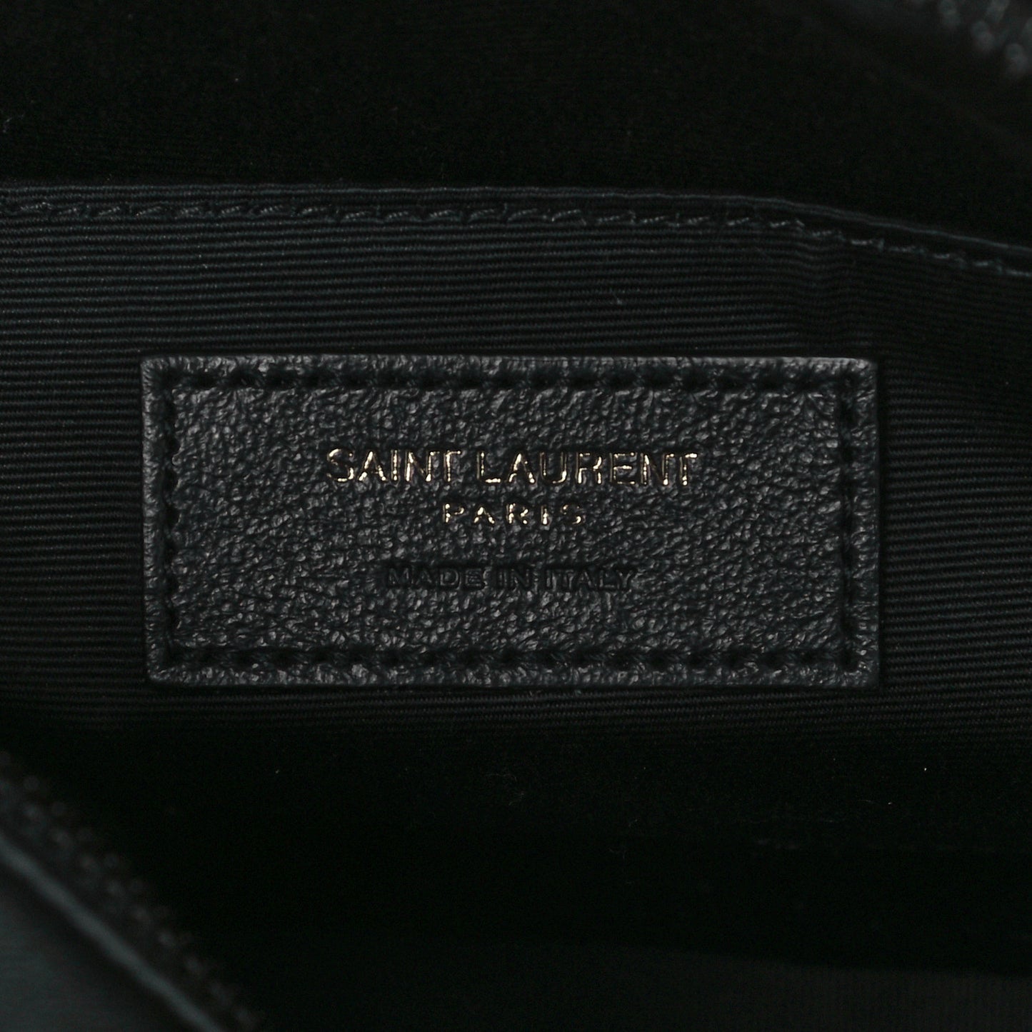 Calfskin Matelasse Monogram Lou Camera Bag Black