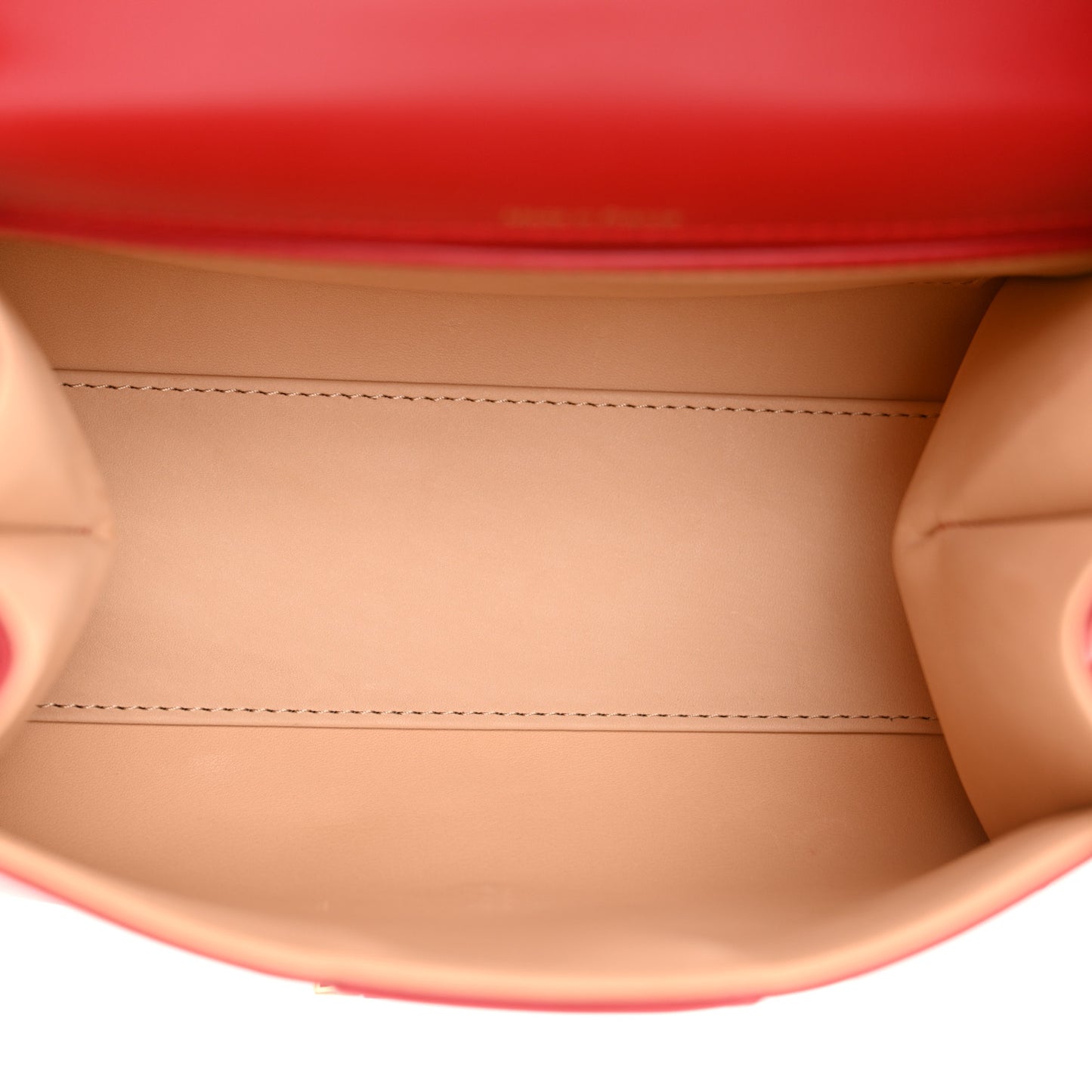 Box Calfskin Mini Brillant Satchel Red