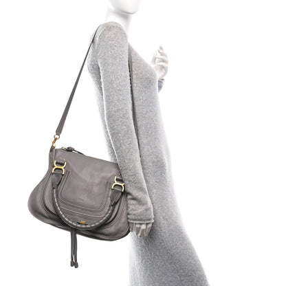 Chloe Calfskin Medium Marcie Satchel Cashmere Grey 2 of 10