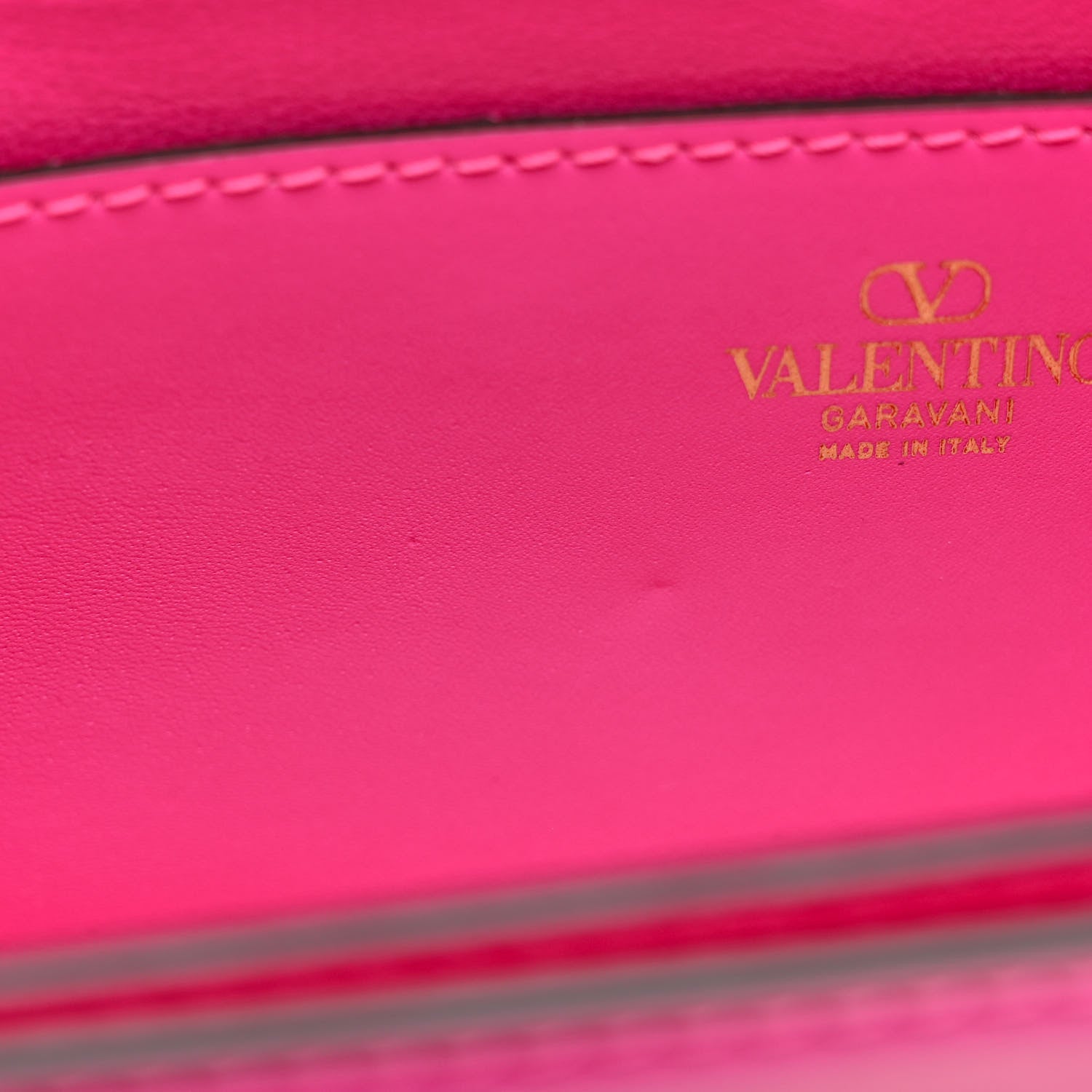 Valentino Garavani Smooth Calfskin Enamel Tonal Small Rockstud23 Shoulder Bag Pink PP 10 of 11