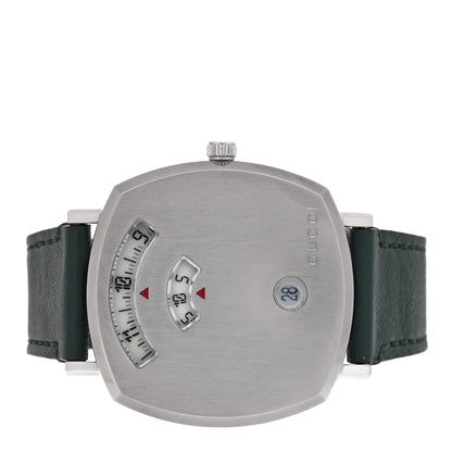 Gucci Stainless Steel Calfskin 35mm Grip Quartz Watch Green 2 of 5