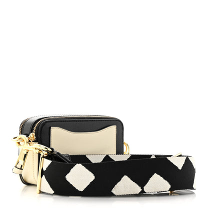 Marc Jacobs Saffiano Small Snapshot Camera Bag Cloud White Multicolor 3 of 15