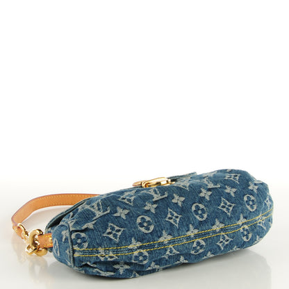 Louis Vuitton Monogram Denim Mini Pleaty Blue 4 of 7