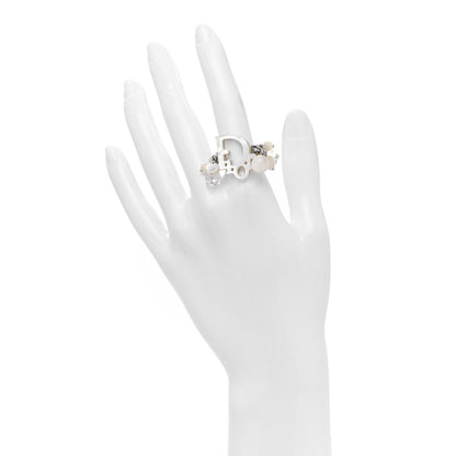 Christian Dior Enamel Bead Ring 49 5 Silver 2 of 4