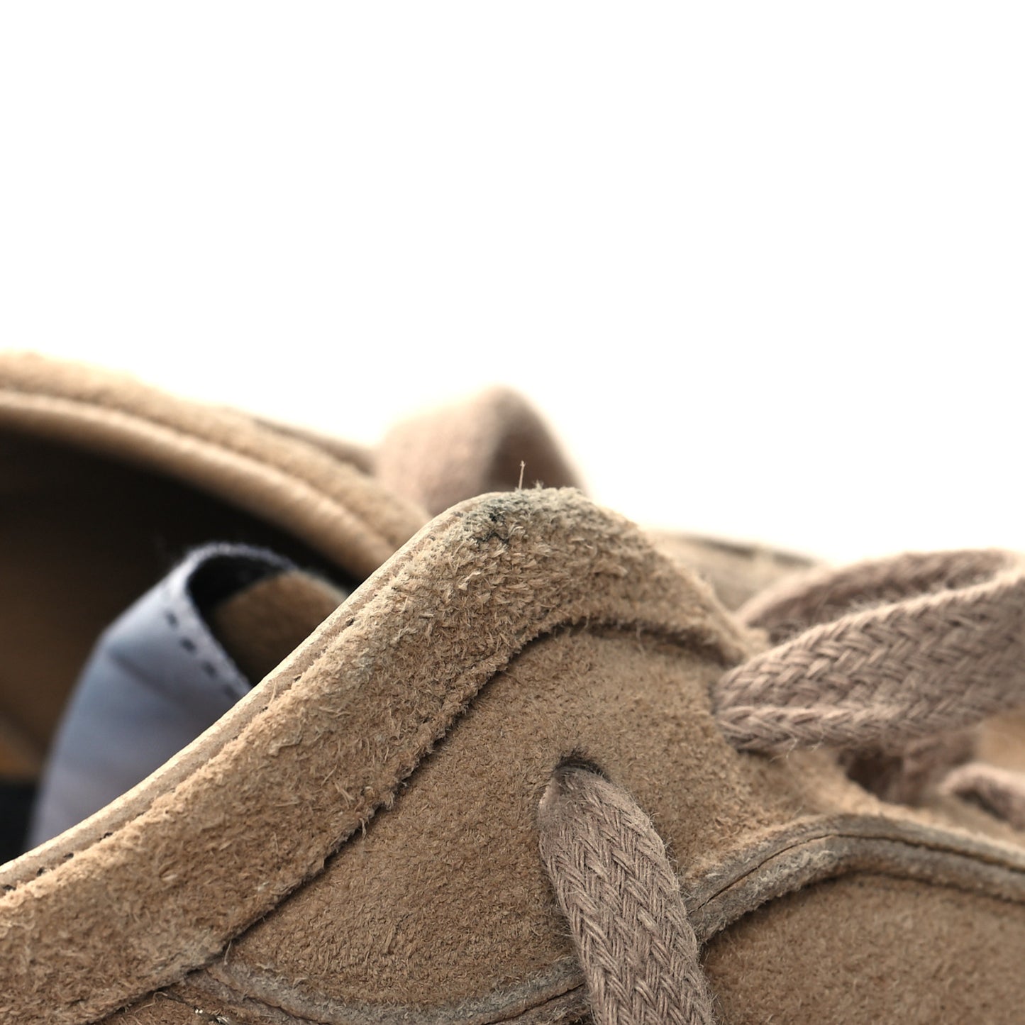 Suede Goatskin CC Sneakers 37.5 Dark Beige