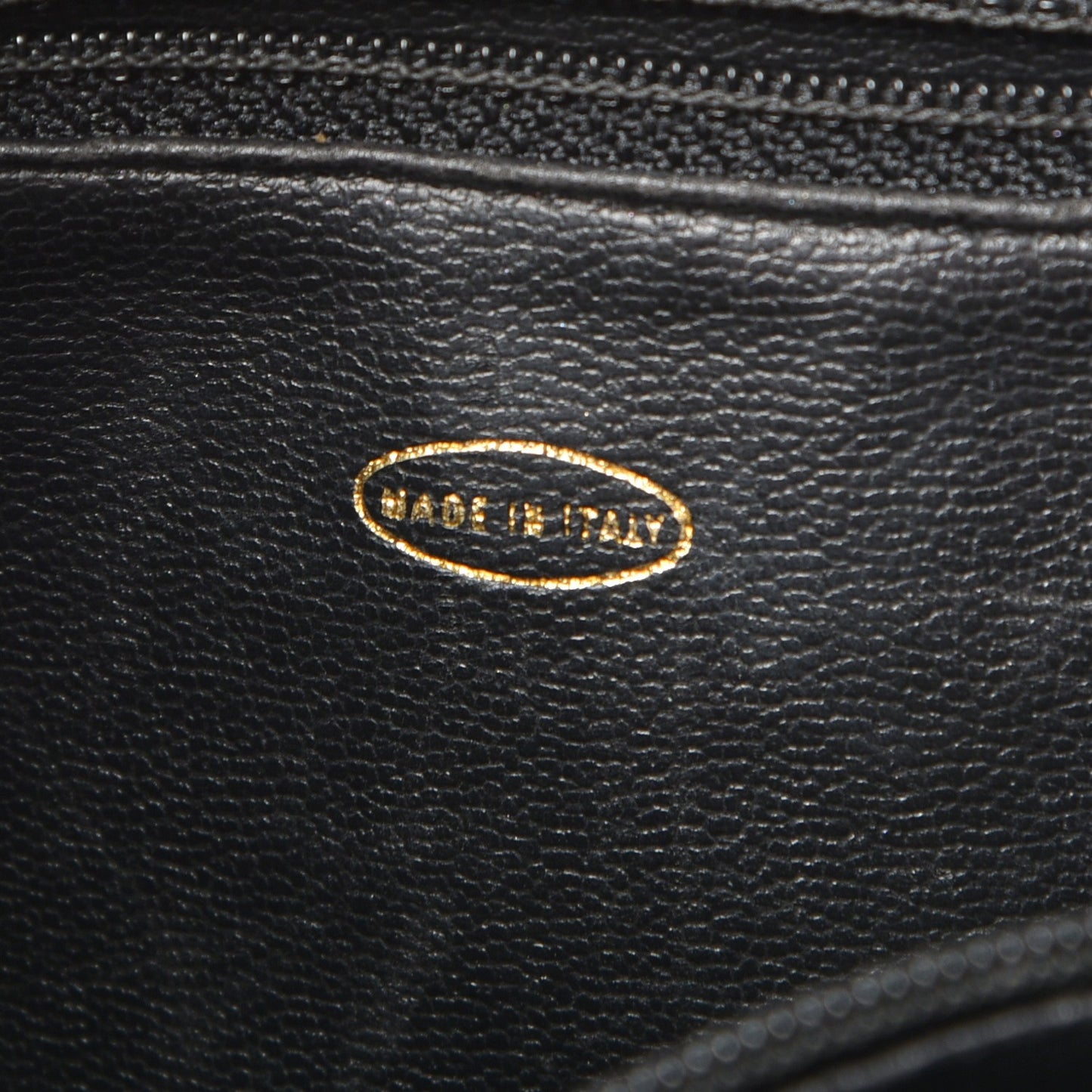 Patent CC Shoulder Bag Black