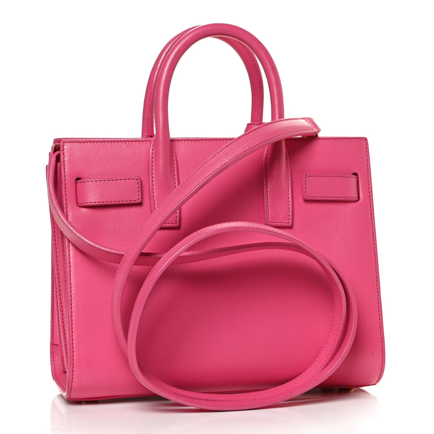 Calfskin Nano Sac De Jour Lipstick Fuchsia