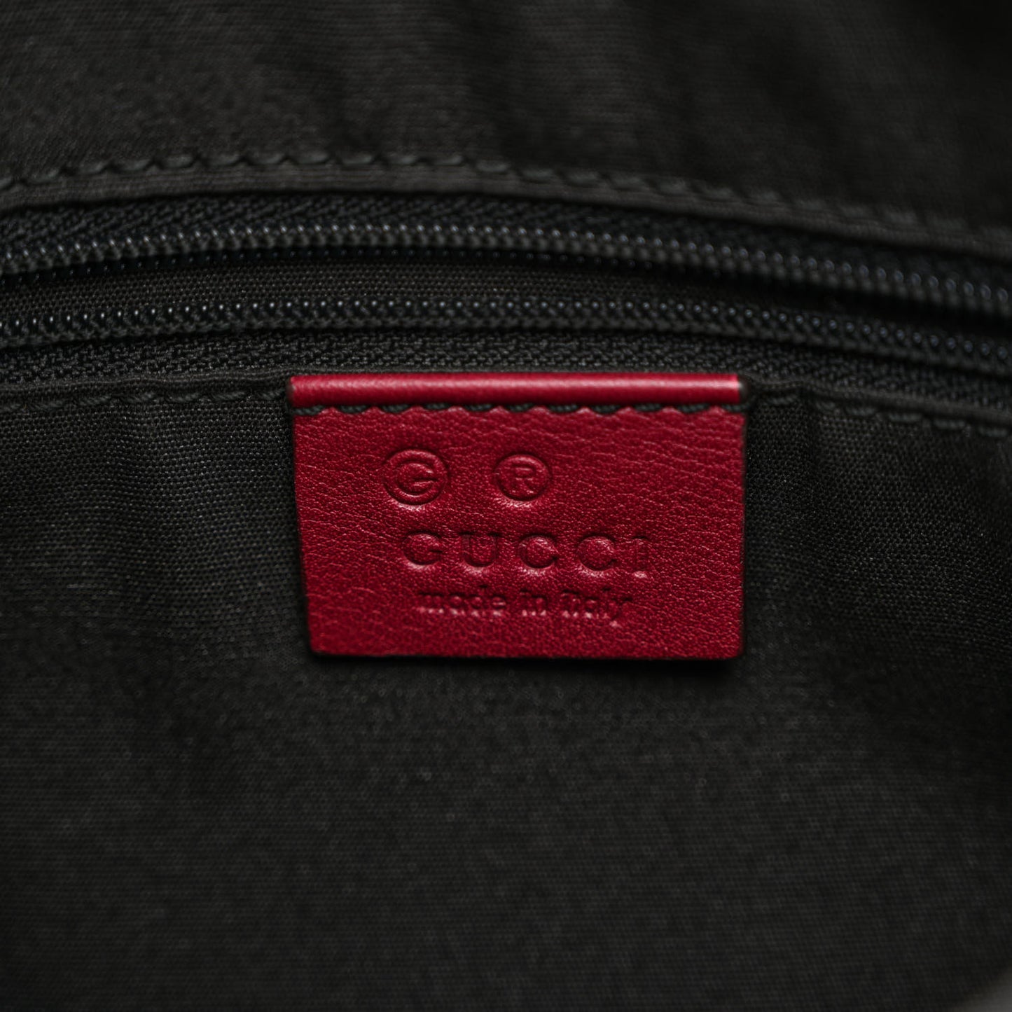 Guccissima Hobo Dark Red