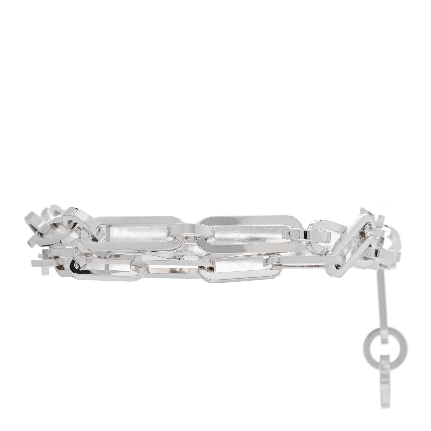 Hermes Sterling Silver Kelly Chaine Bracelet 2 of 4