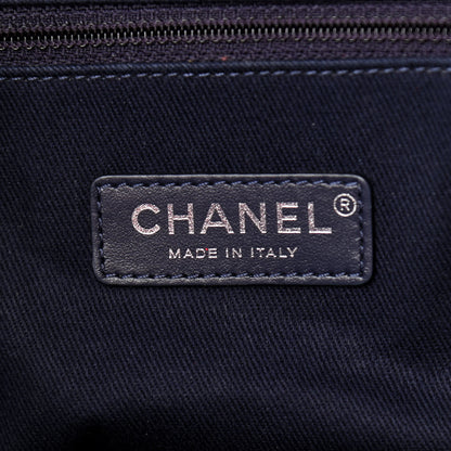 Chanel Aged Calfskin Quilted Medium Express Bowling Bag Red 6 of 13