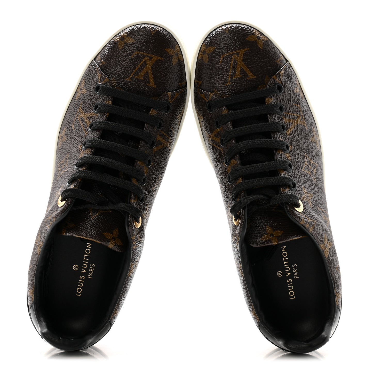 Patent Monogram Frontrow Sneakers 39