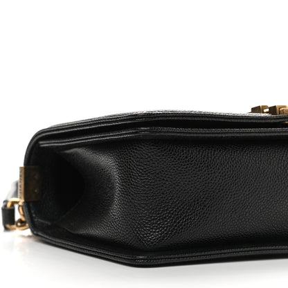 Chanel Caviar Quilted Medium Boy Flap Black 8 of 9