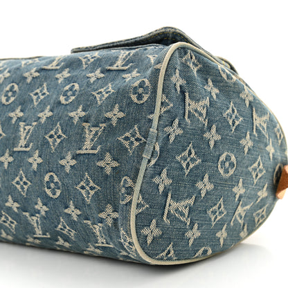 Louis Vuitton Monogram Denim Neo Speedy Blue 10 of 19