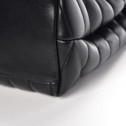 Saint Laurent Calfskin Y Quilted Monogram Medium Loulou Chain Satchel Black 12 of 14