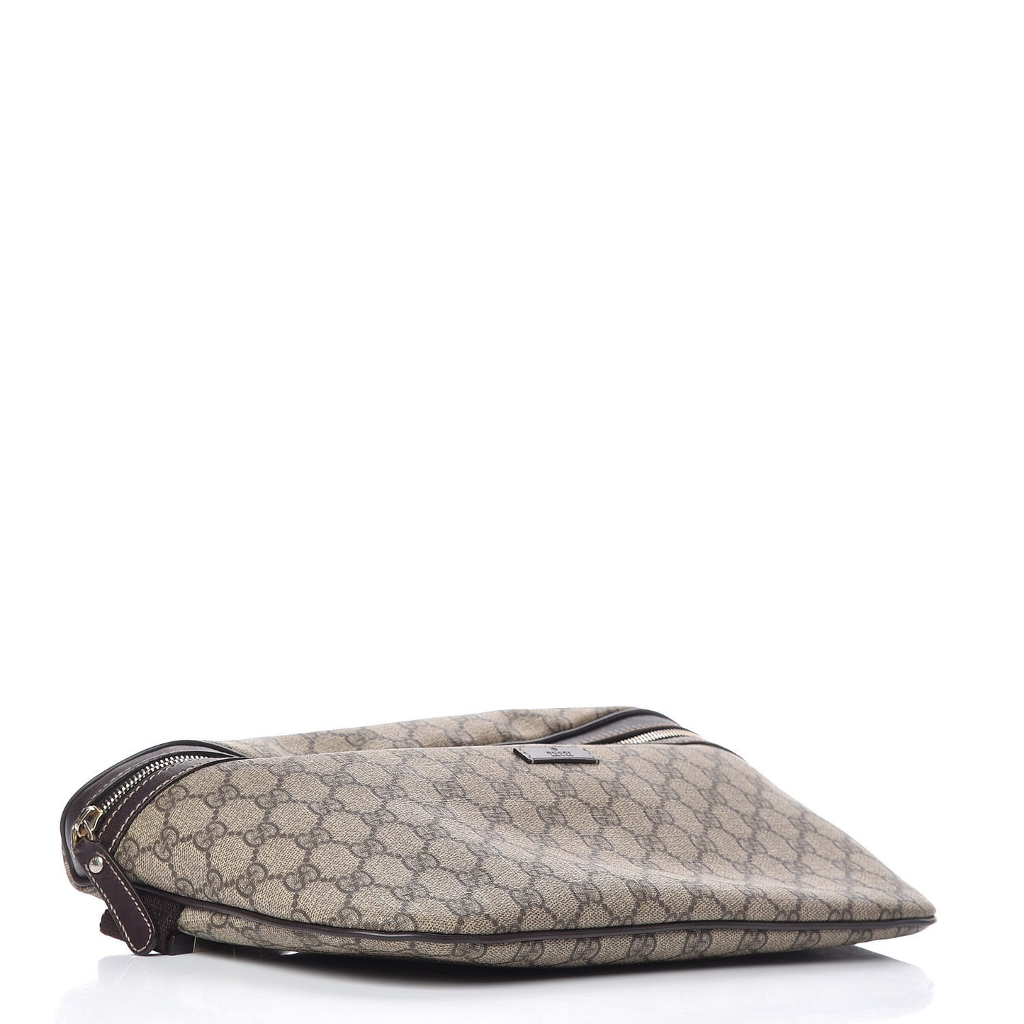 GG Supreme Monogram Belt Bag Dark Brown