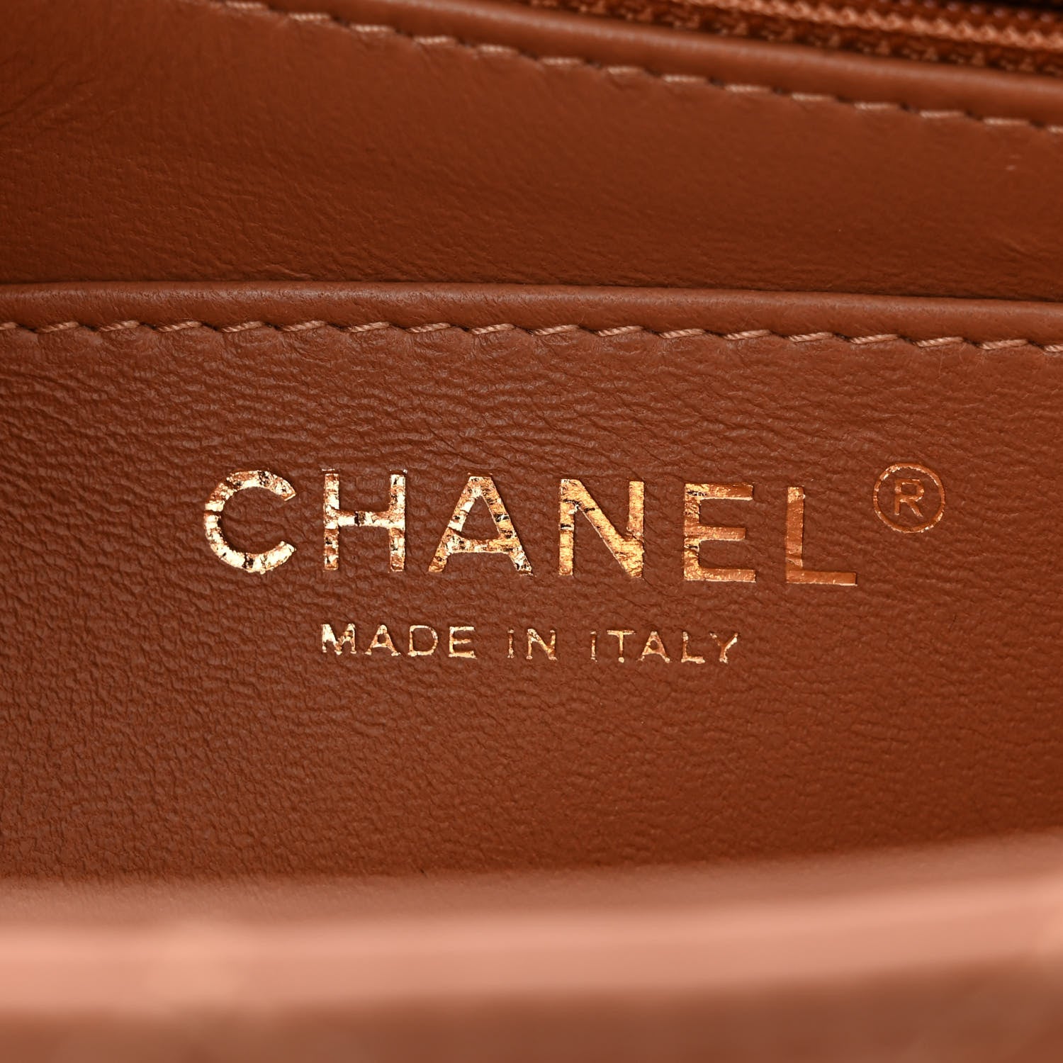 Chanel Lambskin Quilted Mini Rectangular Flap Brown 6 of 12