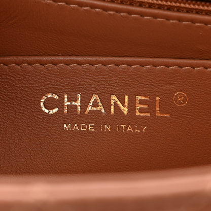 Chanel Lambskin Quilted Mini Rectangular Flap Brown 6 of 12