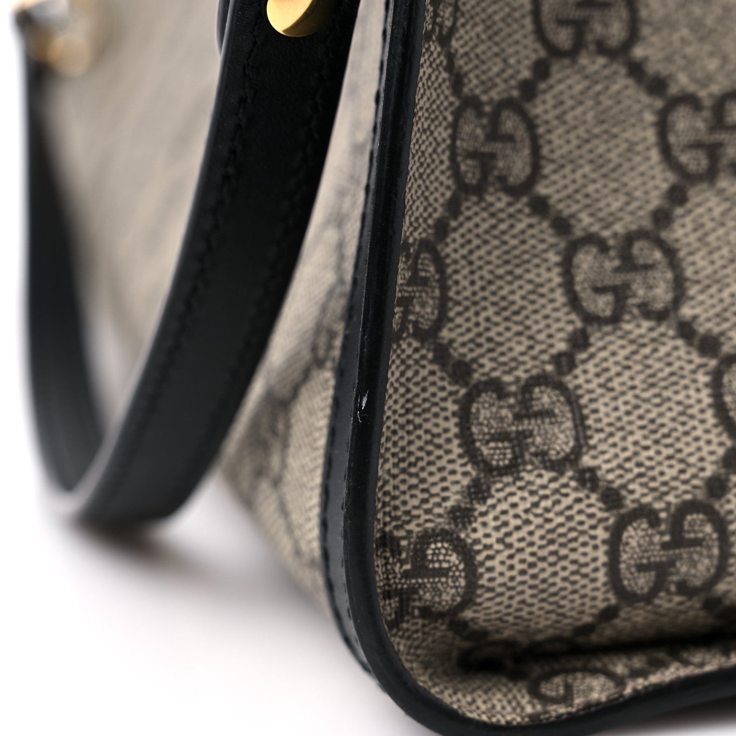 Gucci GG Supreme Monogram Medium Padlock Tote Black 12 of 12