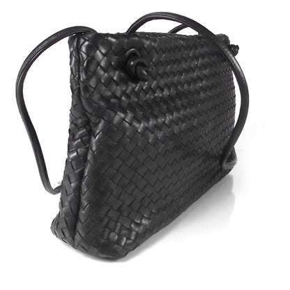 Bottega Veneta Vintage Woven Shoulder Bag Dark Turquoise 3 of 7