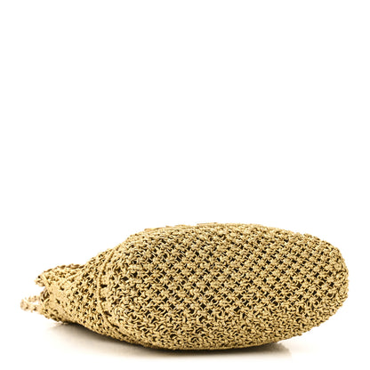 Chanel Metallic Calfskin Macrame Mini Chanel 22 Gold 4 of 10