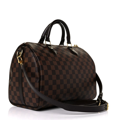 Louis Vuitton Damier Ebene Speedy Bandouliere 30 3 of 10