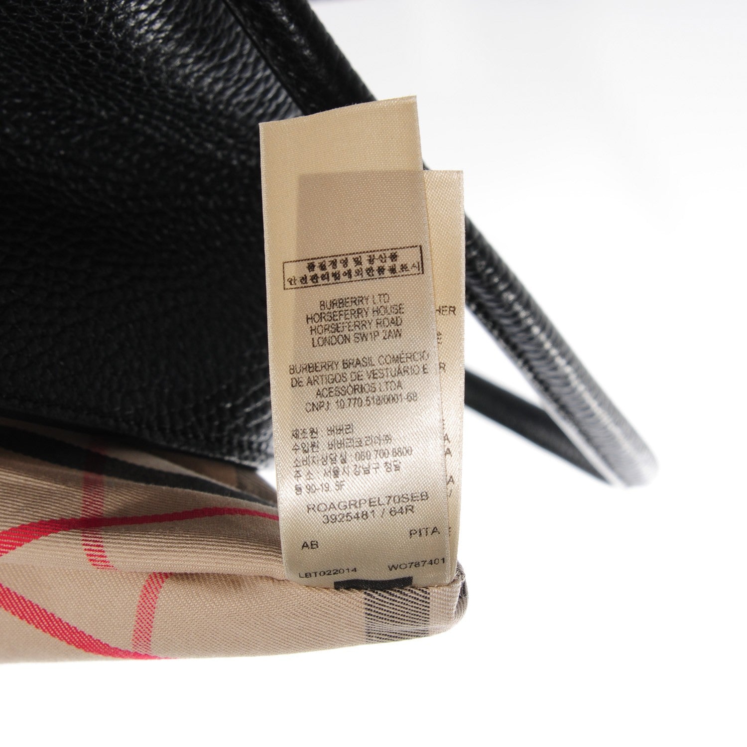 Burberry London Grainy Calfskin Medium Baynard Tote Black 10 of 13