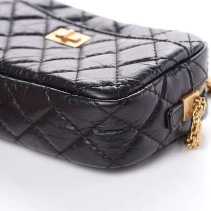 Chanel Aged Calfskin Quilted Mini Reissue Camera Case Black 9 of 10