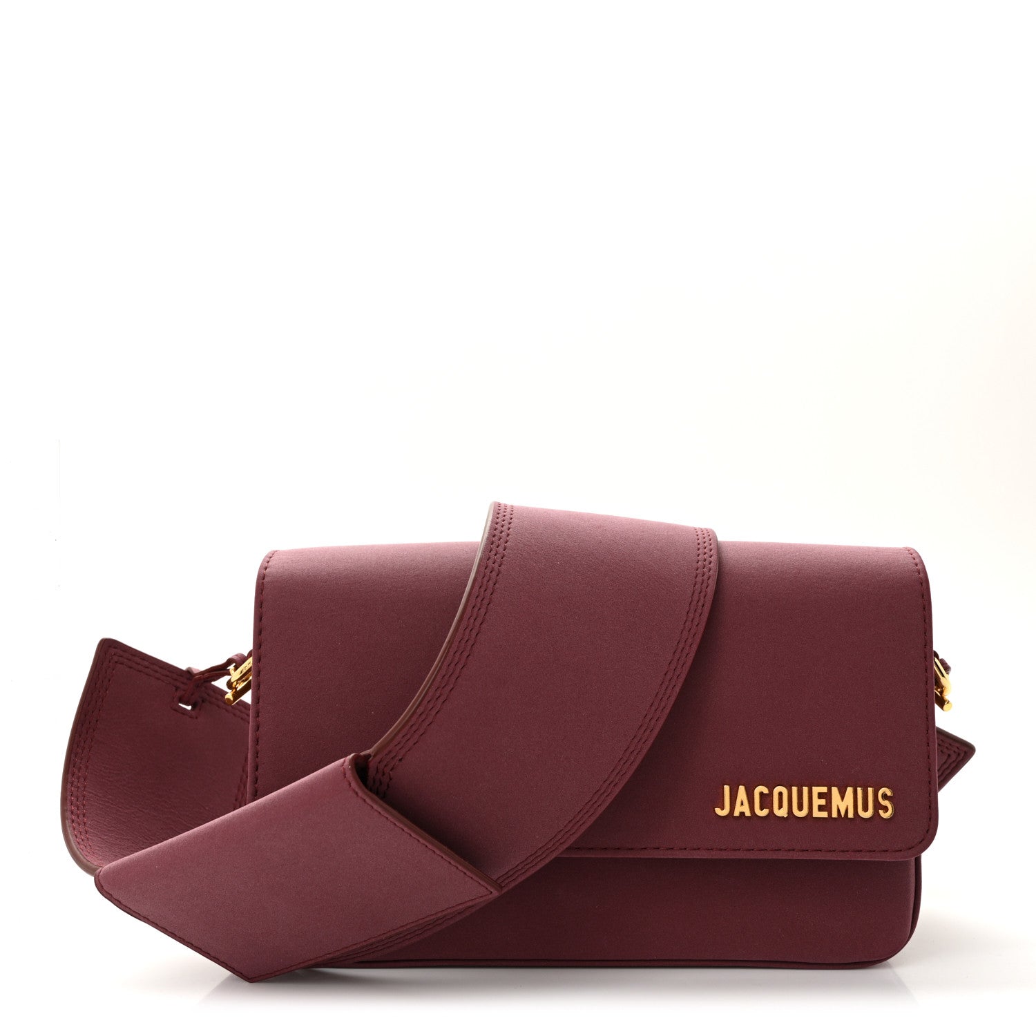 Jacquemus Nubuck Le Carinu Burgundy 1 of 9