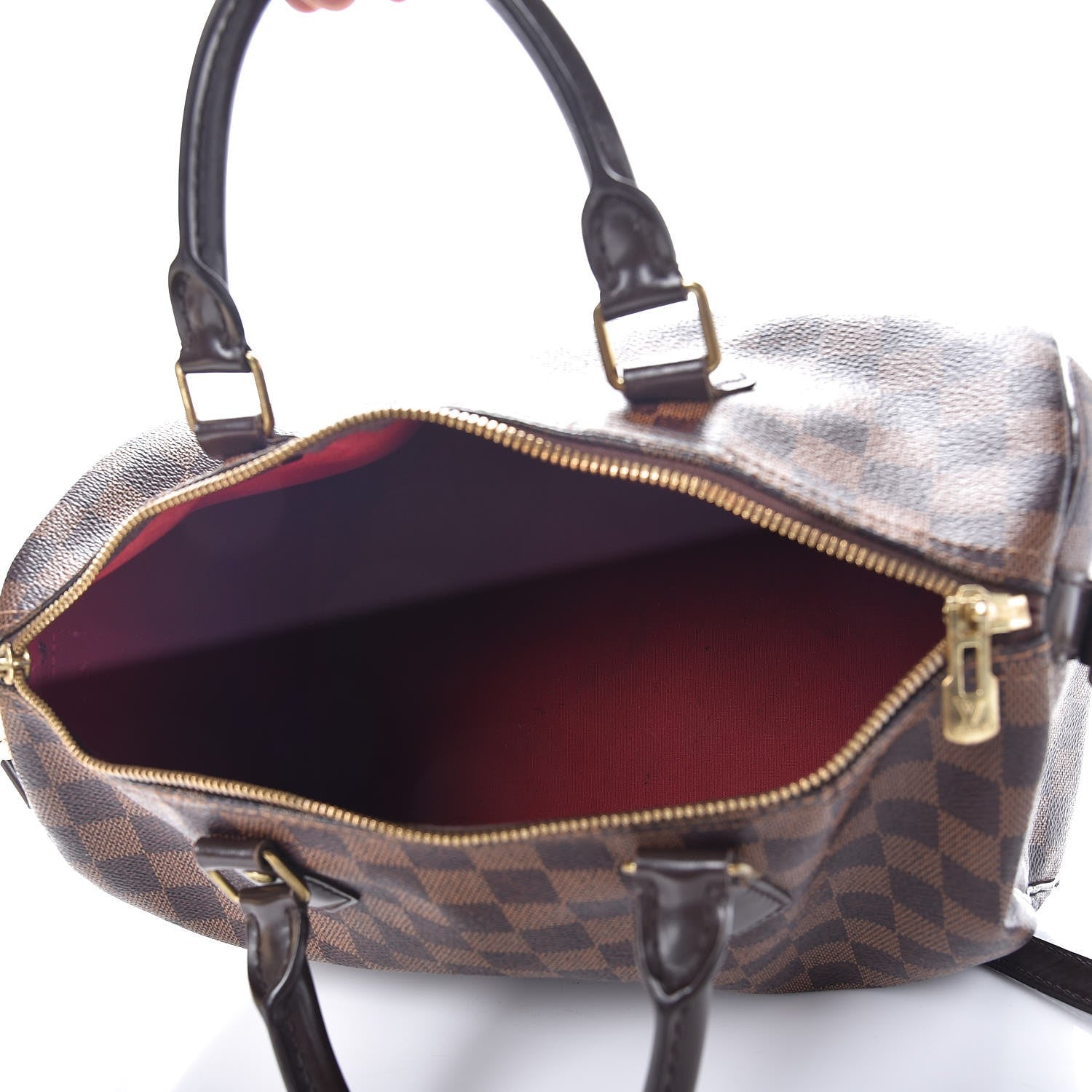 Louis Vuitton Damier Ebene Speedy Bandouliere 30 5 of 13