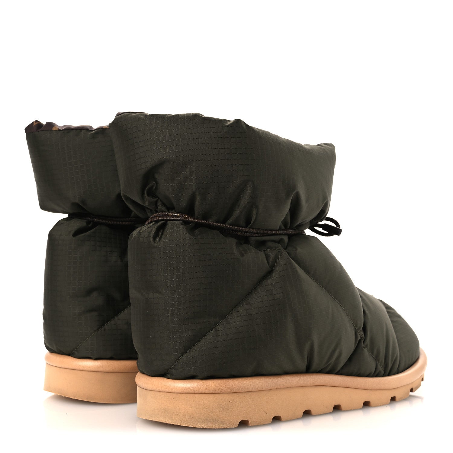 Louis Vuitton Nylon Monogram Pillow Comfort Ankle Boot 40 Khaki 5 of 14