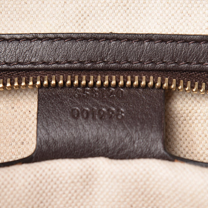 Gucci Guccissima Medium Bree Foldover Tote Chocolate 9 of 12