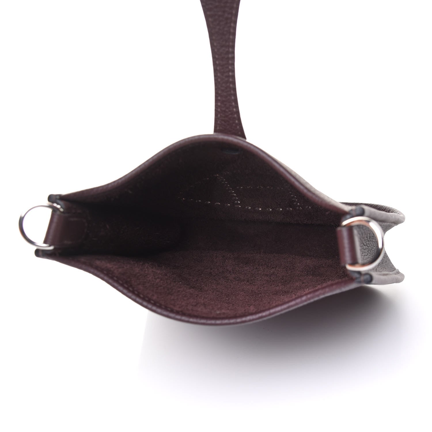 Hermes Taurillon Clemence Flipperball Sangle Evelyne TPM Rouge Sellier Caramel Nata Gold 4 of 10